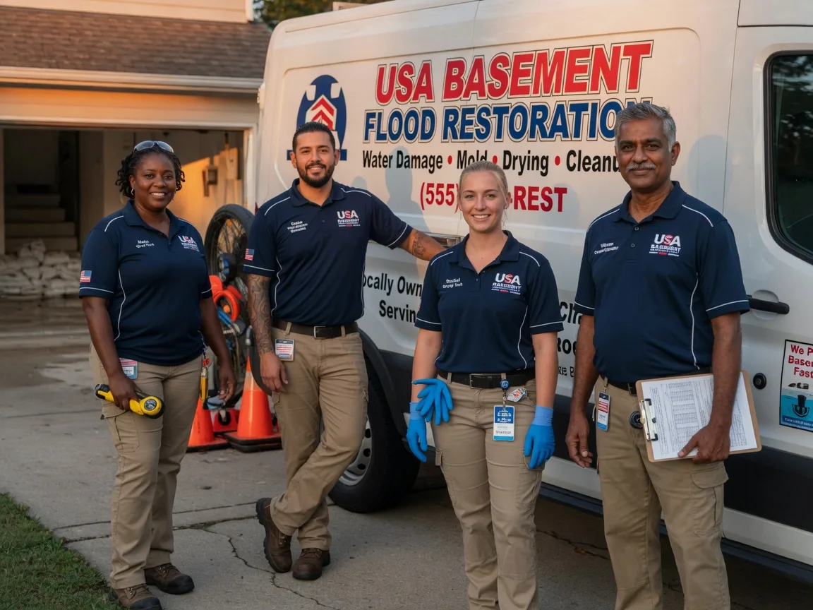 Basement Flood Cleanup company in Winfred, SD