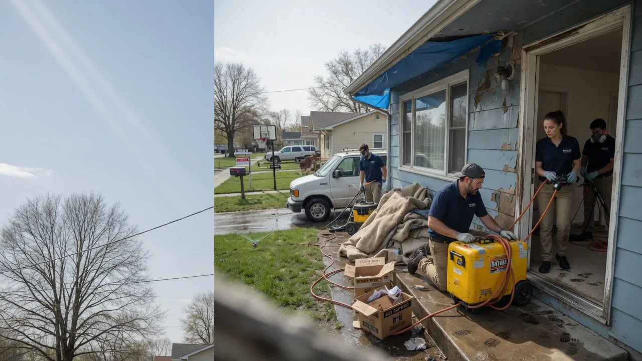 Basement Flood Cleanup in Winfred, SD near me